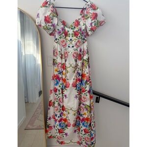 Borgo De Nor Juliet off-shoulder puff-sleeve dress